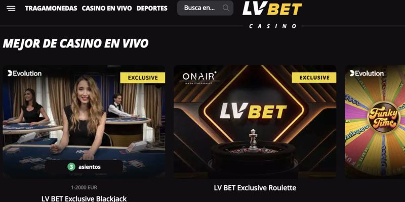LVBet Casino en Vivo