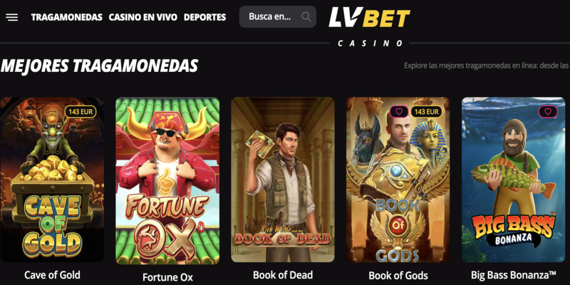 Juegos de Casino LVBet